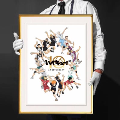 【週邊】千鳥社-排球少年十週年日向翔陽影山飛雄午睡毯地毯裝飾畫4