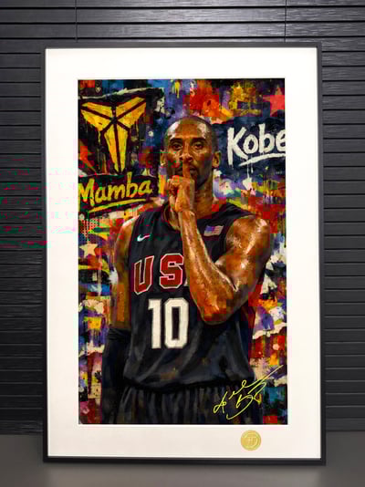 【週邊】H2工作室－奧運會科比 裝飾畫2