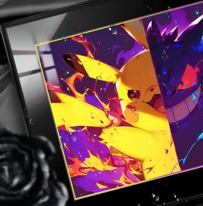 【週邊】阿喵畫社-耿鬼皮卡丘2