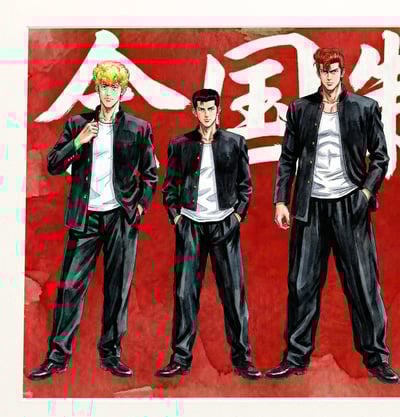 【週邊】H2工作室－灌籃高手 櫻木軍團 裝飾畫3