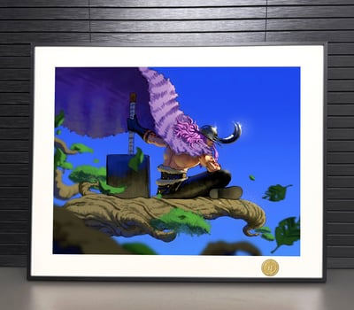 【週邊】H2工作室－海賊王 詛咒王子洛基 裝飾畫2