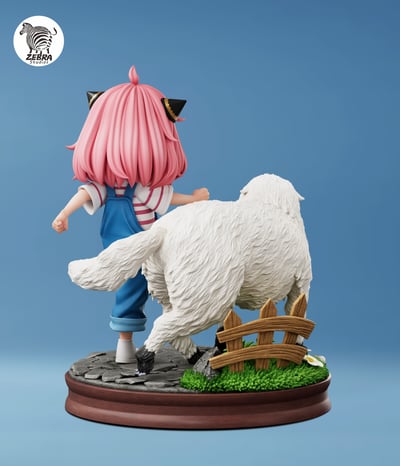 【SPYxFAMILY】斑馬工作室-阿尼亞和邦德向左看4