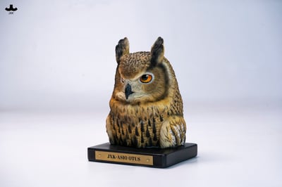 【正版授權】JXK－Statue Aura 長耳鴞頭雕7