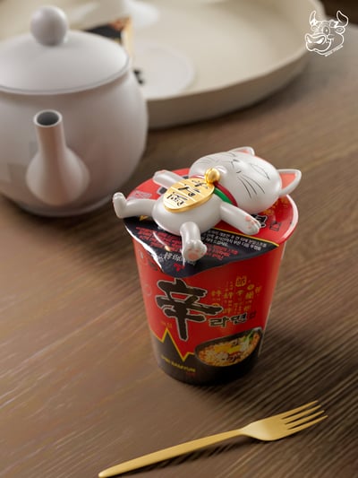 【膽大黨】牛子工作室-高速婆婆泡麵壓 高速婆婆冰箱貼2