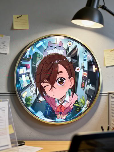 【週邊】千鳥社－膽大黨 綾瀨桃的敲門日常 裝飾畫1