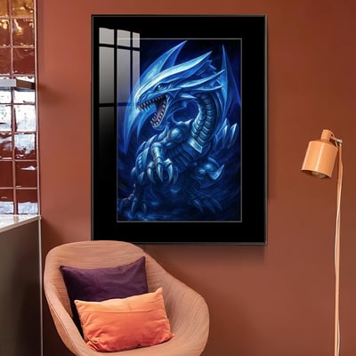 【週邊】橘子工作室－遊戲王 青眼白龍 裝飾畫3