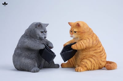 【正版授權】JXK－錢包空空貓6