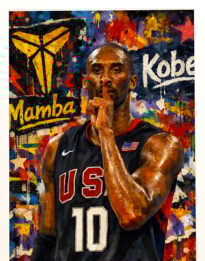 【週邊】H2工作室－奧運會科比 裝飾畫3