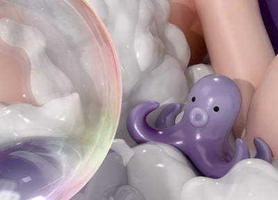 【絕區零】妖萌萌工作室－泡澡章魚妹7