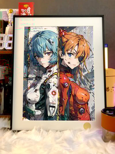 【週邊】星空工作室－新世紀福音戰士 戰損香麗 裝飾畫3