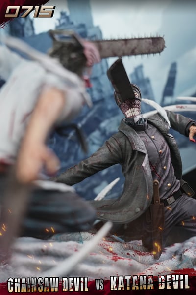  【電鋸人】0715工作室-電鋸對戰系列 電次vs刀之惡魔4