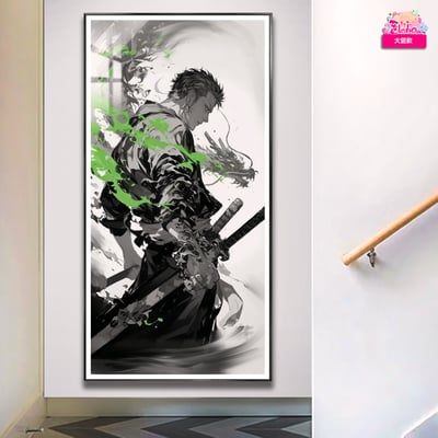 【週邊】阿喵畫社-雙影墨龍 索隆組合5