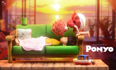 【宮崎駿】物語工作室-宮崎駿桌面系列 03 最溫柔的陪伴 波妞與宗介2