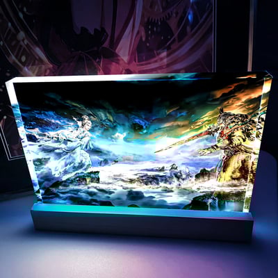 【週邊】阿喵畫社－與劍同行 一劍開穗山 發光卡磚1