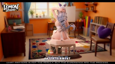 【崩壞】Lemon studio－塗鴉少女小狼 銀狼2