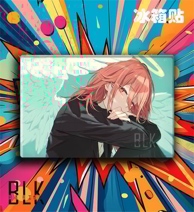 【週邊】巴洛克－鏈鋸人 天使 裝飾畫＆冰箱貼5