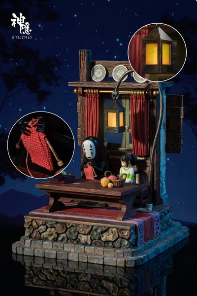 【宮崎駿】神隱工作室-剪影瞬間系列 千與千尋燭夜織物12