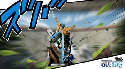 【海賊王】獵夢工作室-海賊王 死鬥系列 002 羅羅諾亞索隆 003 山治3