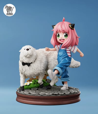 【SPYxFAMILY】斑馬工作室-阿尼亞和邦德向左看3