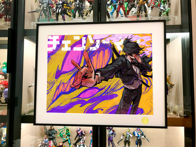 【週邊】星空工作室－鏈鋸人 狐狸契約 裝飾畫2