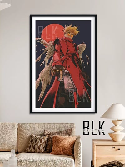 【週邊】巴洛克－槍神Trigun 槍神 裝飾畫＆冰箱貼4