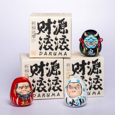 【原創授權】田也工作室-祈福達摩蛋（海外現貨）12