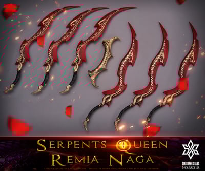 【可動人偶】六芒星 3STOYS-蛇姬女王 蕾米亞 娜迦23