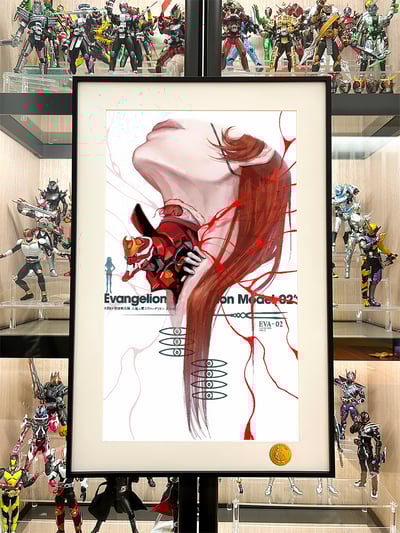 【週邊】星空工作室－新世紀福音戰士 二號機 裝飾畫2