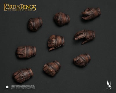 【正版授權】INART－魔戒首部曲：魔戒現身 金靂 收藏級可動人偶17