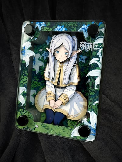 【週邊】萌萌匠-葬送的芙利蓮Frieren魔法花海立體卡磚1