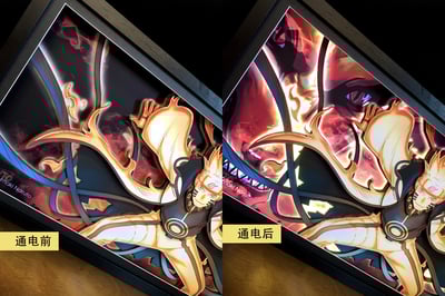 【週邊】神秘畫廊-光導變換六道鳴人3D紙藝立體畫8