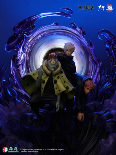 【咒術迴戰】末那魂燃-五條悟 vs 漏瑚 領域展開 無量空處17