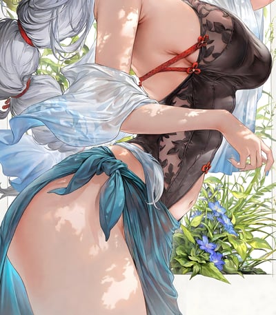 【週邊】H2工作室－原神 申鶴 孤辰煢懷 裝飾畫4