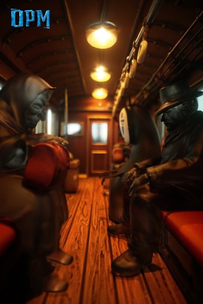 【宮崎駿】OPM-Studio-桌面系列 011 千與千尋 海上列車9