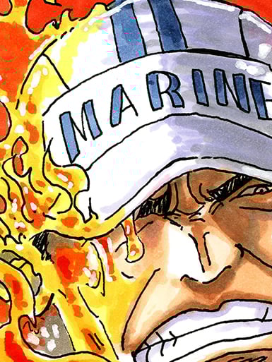 【週邊】巴洛克－海軍三大將 裝飾畫 & 冰箱貼2