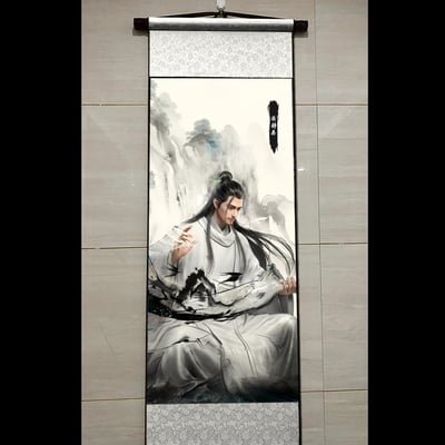 【週邊】阿喵畫社－劍來卷軸畫 齊靜春寧瑤3