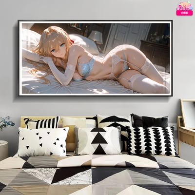 【週邊】阿喵畫社－紫羅蘭永恆花園 迎辰 白絲 薇爾莉特 裝飾畫2