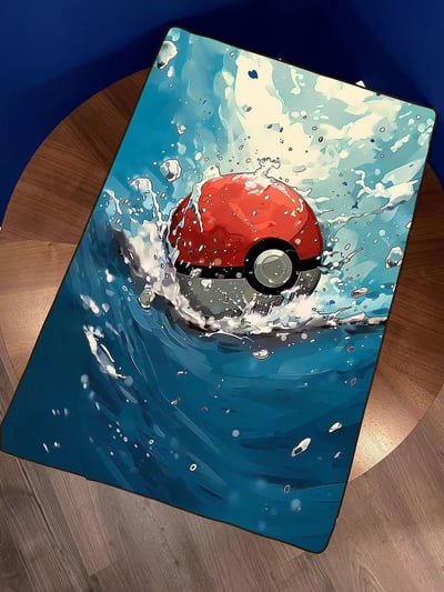 【周邊】千鳥社-精靈球寶可夢pokemon地毯夏日清涼床邊書房臥室3