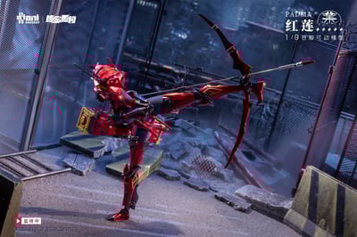 【正版授權】核金重構－紅蓮 Padma 包膠可動17