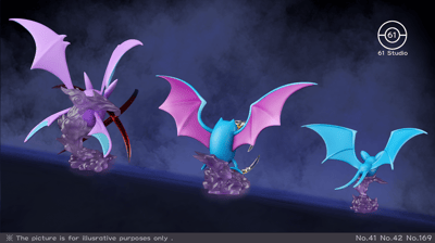 【寶可夢】61工作室-圖鑑系列 大嘴蝠進化組5