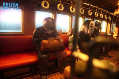 【宮崎駿】OPM-Studio-桌面系列 011 千與千尋 海上列車5