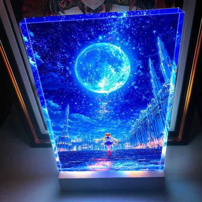 【週邊】阿喵畫社－美少女戰士 水兵月 發光卡磚1