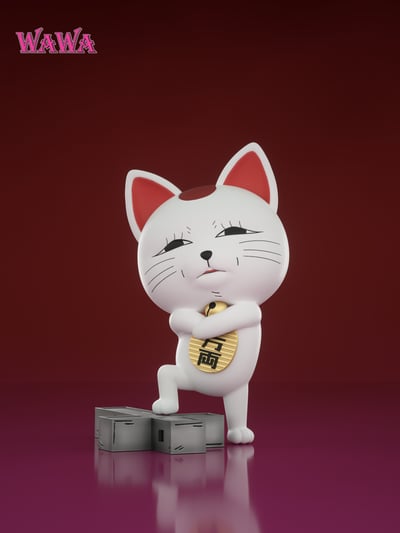 【膽大黨】WAWA studio-當噠當 高速婆婆 招財貓 吹風機高速婆婆3