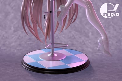 【蔚藍檔案】GZ 工作室－膠衣貓女郎 明日奈8