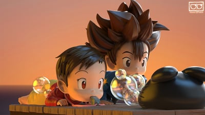 【數碼寶貝】口口社KOKOStudio-初遇 000 吐泡泡的黑球獸6