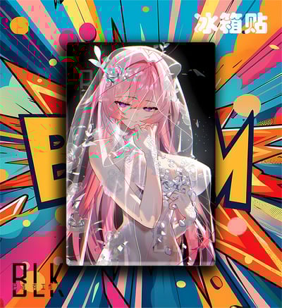 【週邊】巴洛克－崩壞：星穹鐵道 昔漣 裝飾畫&冰箱貼5