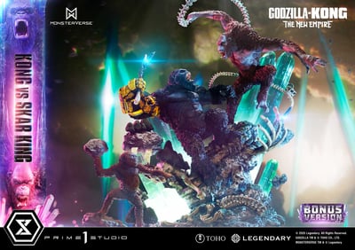 【正版授權】Prime 1 Statue-哥吉拉×金剛 新帝國 金剛 vs 史酷王12
