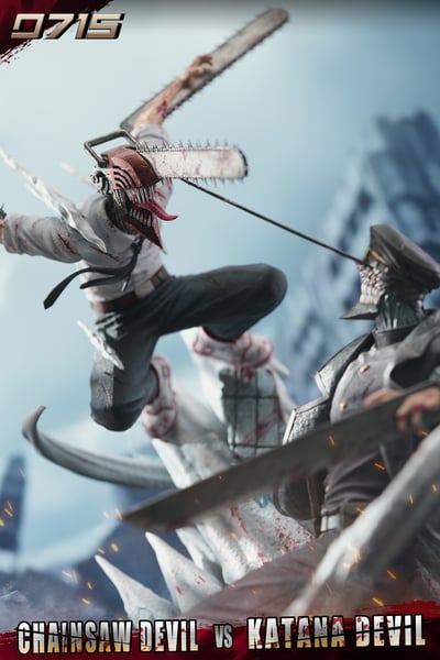  【電鋸人】0715工作室-電鋸對戰系列 電次vs刀之惡魔3