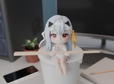 【正版授權】SWIF-勝利女神 泡麵壓公仔3