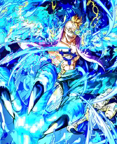 【週邊】H2工作室－海賊王 不死鳥 馬爾科 裝飾畫3